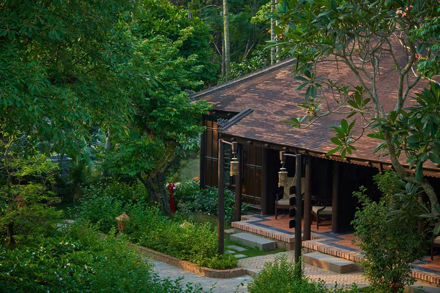 ancient hue garden house